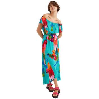 textil Mujer Vestidos largos Desigual VEST PAHOA 22SWVW47 Verde