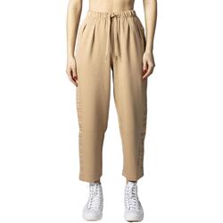textil Mujer Pantalones de chándal Tommy Hilfiger RELAXED GROSSGRAIN LONG PANT WW0WW29854 Beige