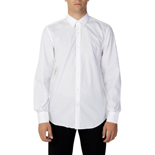 textil Hombre Camisas manga larga Antony Morato NAPOLI MMSL00628-FA400078 Blanco