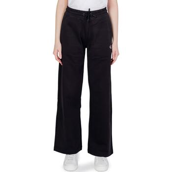 textil Mujer Pantalones de chándal Calvin Klein Jeans MICRO MONOLOGO STRAI J20J220261 Negro