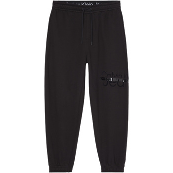 textil Hombre Pantalones Calvin Klein Jeans DISRUPTED LACQUER LO J30J322483 Negro