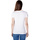 textil Mujer Camisetas manga corta Love Moschino GLITTER STRIPES W 4 F73 2T M 3876 Blanco