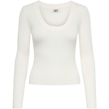 textil Mujer Jerséis Jacqueline De Yong 15266063 - JDYPLUM YSLA L/S O-NECK Blanco