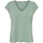 textil Mujer Camisetas manga corta Only ONLFREE S/S MODAL V-NECK TOP JRS NOOS - 15287041 Verde