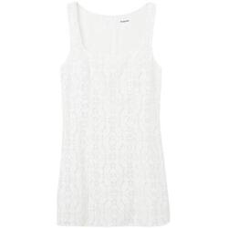 textil Mujer Vestidos cortos Desigual VEST NEWCASTLE 23SWVW02 Blanco