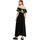 textil Mujer Vestidos largos Desigual VEST SUSAN 23SWVW55 Negro