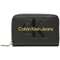 Bolsos Mujer Cartera Calvin Klein Jeans SCULPTED MED ZIP AROUND MONO K60K607229 Negro
