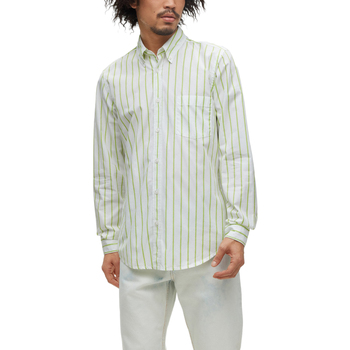 textil Hombre Camisas manga larga BOSS RICKERT 50488030 Verde