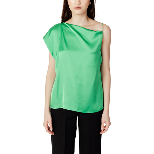 textil Mujer Camisetas sin mangas Hanny Deep TINTA UNITA SATIN F707XBCA09 Verde