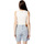 textil Mujer Camisetas sin mangas Fila CARNAC cropped top FAW0383 Blanco