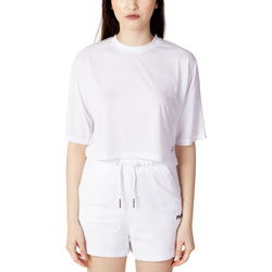 textil Mujer Camisetas manga corta Fila RECANATI cropped shirt FAW0048 Blanco