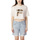 textil Mujer Camisetas manga corta Fila BOTHEL cropped graphic tee FAW0449 Blanco