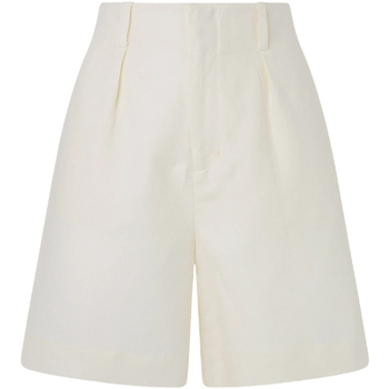 textil Mujer Shorts / Bermudas Pepe jeans CRUZ PL801030 Blanco