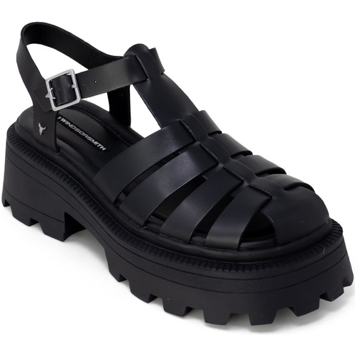Zapatos Mujer Zapatos de tacón Windsor Smith RARE BLACK LEATHER WSSRARE-BLA Negro