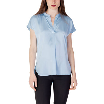 textil Mujer Tops / Blusas Rinascimento Satin a Maniche Corte CFC0112886 Azul