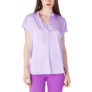 textil Mujer Tops / Blusas Rinascimento Satin a Maniche Corte CFC0112886 Violeta