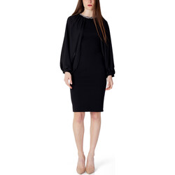 textil Mujer Vestidos largos Rinascimento APPLICAZIONE GIRO COLLO CFC0018940 Negro