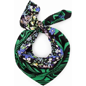 Accesorios textil Mujer Bufanda Desigual PSICO FLOR CARRE 23WAWA10 Verde