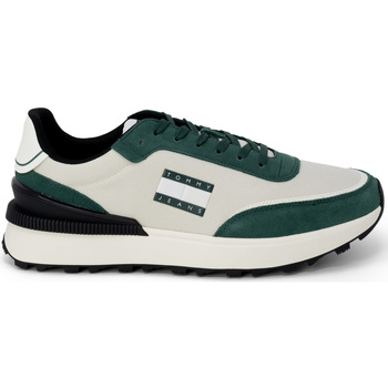 Zapatos Hombre Deportivas Moda Tommy Hilfiger TECHNICAL RUNNER EM0EM01265 Verde