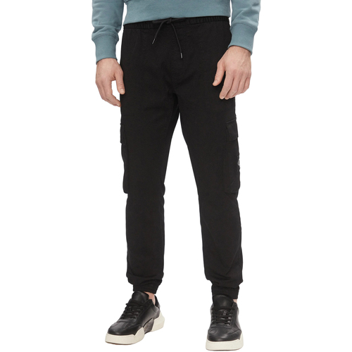 textil Hombre Pantalones Calvin Klein Jeans WASHED CARGO J30J324696 Negro