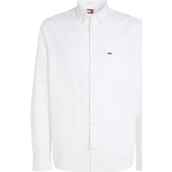 textil Hombre Camisas manga larga Tommy Hilfiger REG OXFORD DM0DM18335 Blanco