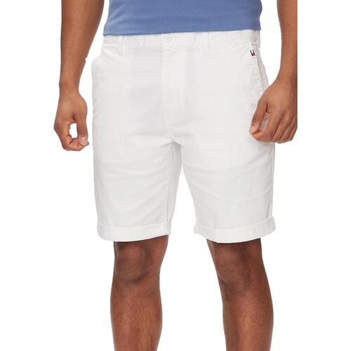 textil Hombre Shorts / Bermudas Tommy Hilfiger SCANTON DM0DM18812 Blanco
