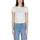 textil Mujer Camisetas manga corta Tommy Hilfiger SLIM TONAL LINEA DW0DW17827 Blanco