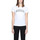 textil Mujer Camisetas manga corta Guess RN SEQUINS LOGO W4GI31 I3Z14 Blanco