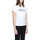 textil Mujer Camisetas manga corta Guess RN SEQUINS LOGO W4GI31 I3Z14 Blanco