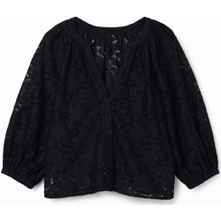 textil Mujer Tops / Blusas Desigual DHARMA 24SWBW02 Negro