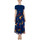 textil Mujer Vestidos largos Desigual LIN LACROIX 24SWVK47 Azul