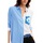 textil Mujer Tops / Blusas Desigual FLOWER POCKET 24SWCW06 Azul