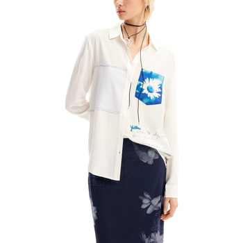 textil Mujer Tops / Blusas Desigual GÉNOVA 24SWCW21 Blanco