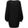textil Mujer Vestidos cortos Jacqueline De Yong JDYWHITNEY MEGAN L/S BOAT DRESS KNT NOOS 15234103 Negro