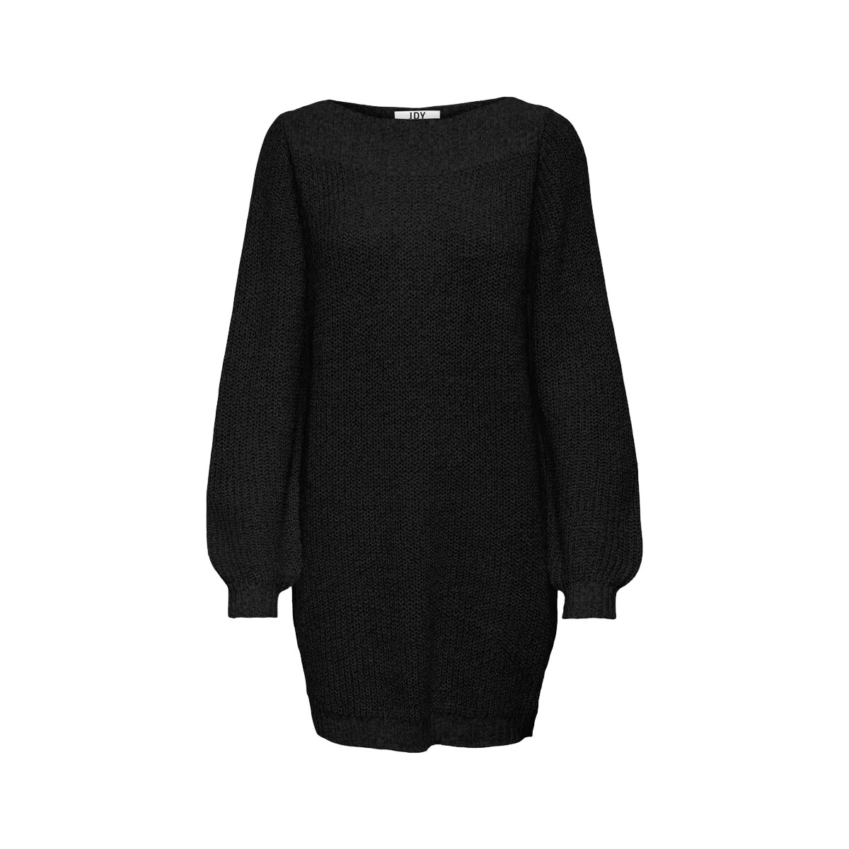 textil Mujer Vestidos cortos Jacqueline De Yong JDYWHITNEY MEGAN L/S BOAT DRESS KNT NOOS 15234103 Negro