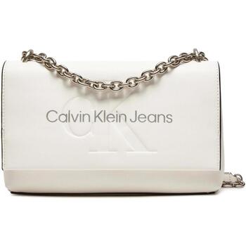 Bolsos Mujer Bolsos Calvin Klein Jeans SCULPTED EW FLAP CONV25 MONO K60K611866 Blanco