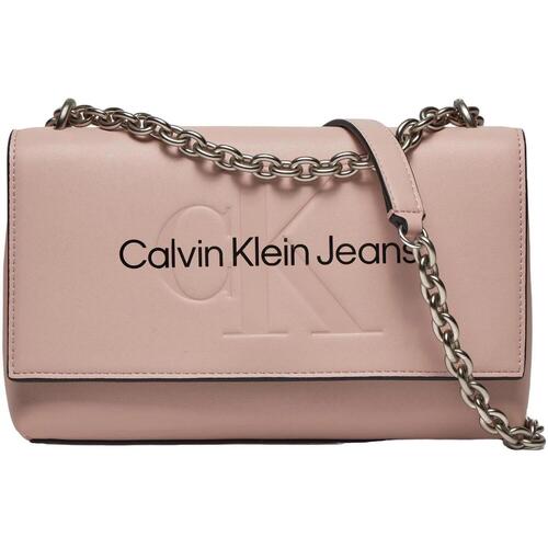 Bolsos Mujer Bolsos Calvin Klein Jeans SCULPTED EW FLAP CONV25 MONO K60K611866 Rosa