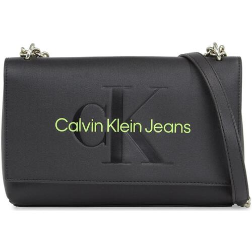 Bolsos Mujer Bolsos Calvin Klein Jeans SCULPTED EW FLAP CONV25 MONO K60K611866 Verde