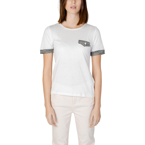textil Mujer Camisetas manga corta Morgan 241-DBABY Blanco
