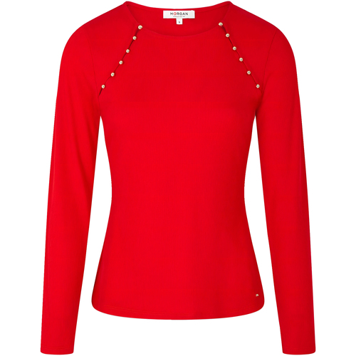 textil Mujer Camisetas manga larga Morgan 241-TMILIE Rojo