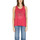 textil Mujer Camisetas sin mangas Blauer 24SBLDH03337 Rojo