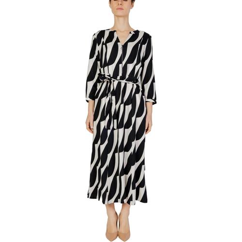 textil Mujer Vestidos cortos Street One AOP Zip_Midi 143837 Negro
