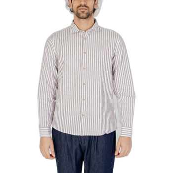 textil Hombre Camisas manga larga Hamaki-ho CE1239H Marrón