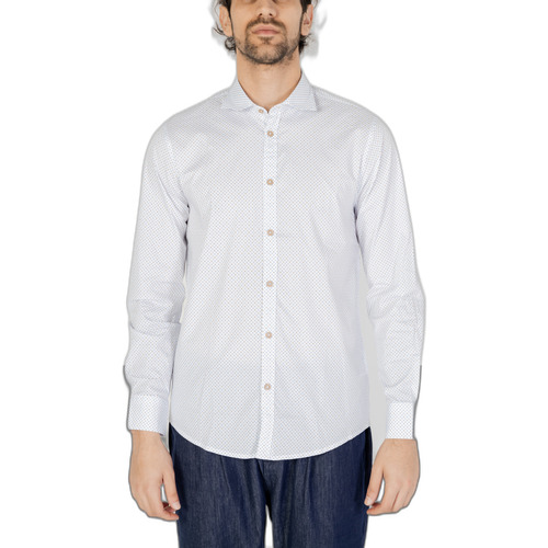 textil Hombre Camisas manga larga Hamaki-ho CE1243H Blanco