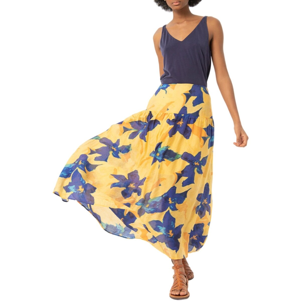 textil Mujer Faldas Surkana 524TALI623 Amarillo