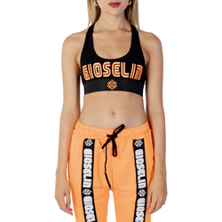 textil Mujer Tops / Blusas Gioselin CROP FITNESS TOP Naranja