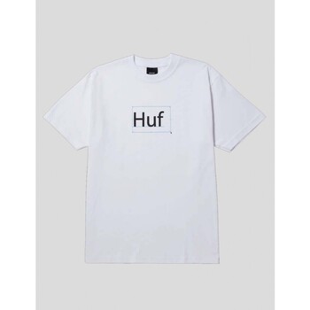 textil Hombre Camisetas manga corta Huf CAMISETA  DEADLINE TEE  WHITE Blanco