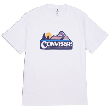 textil Hombre Camisetas manga corta Converse 10026531-A02 Blanco