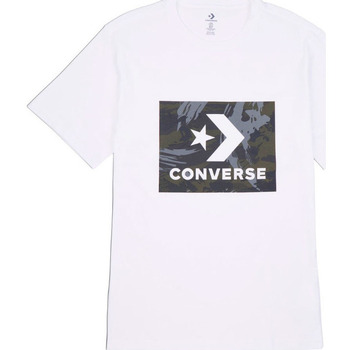 textil Hombre Camisetas manga corta Converse 10026575-A02 Blanco