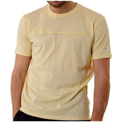 textil Hombre Camisetas manga corta Champion 217146-YS105 Amarillo